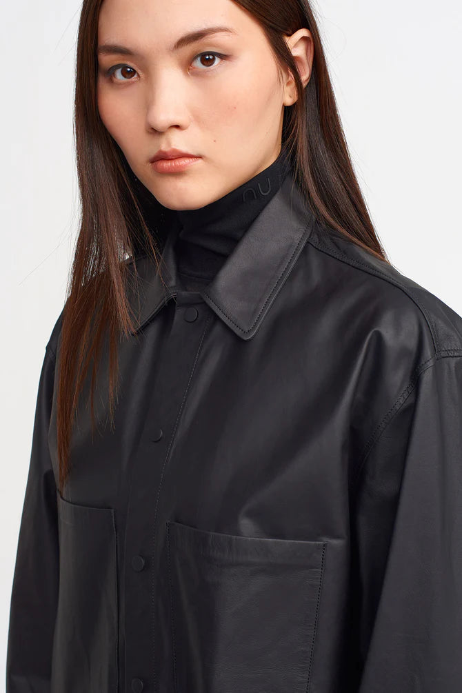 Nu Super Soft Pure Leather Jacket Black