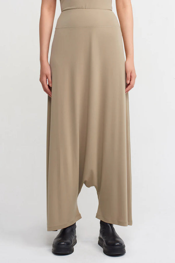 Nu High Waist Harem Trousers Bronze