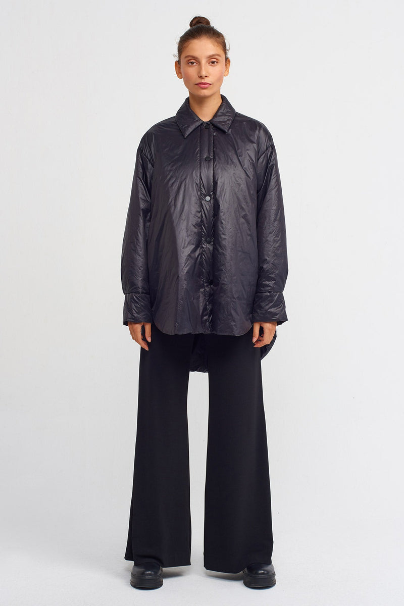 Nu Lightweight Puffer Jacket Black