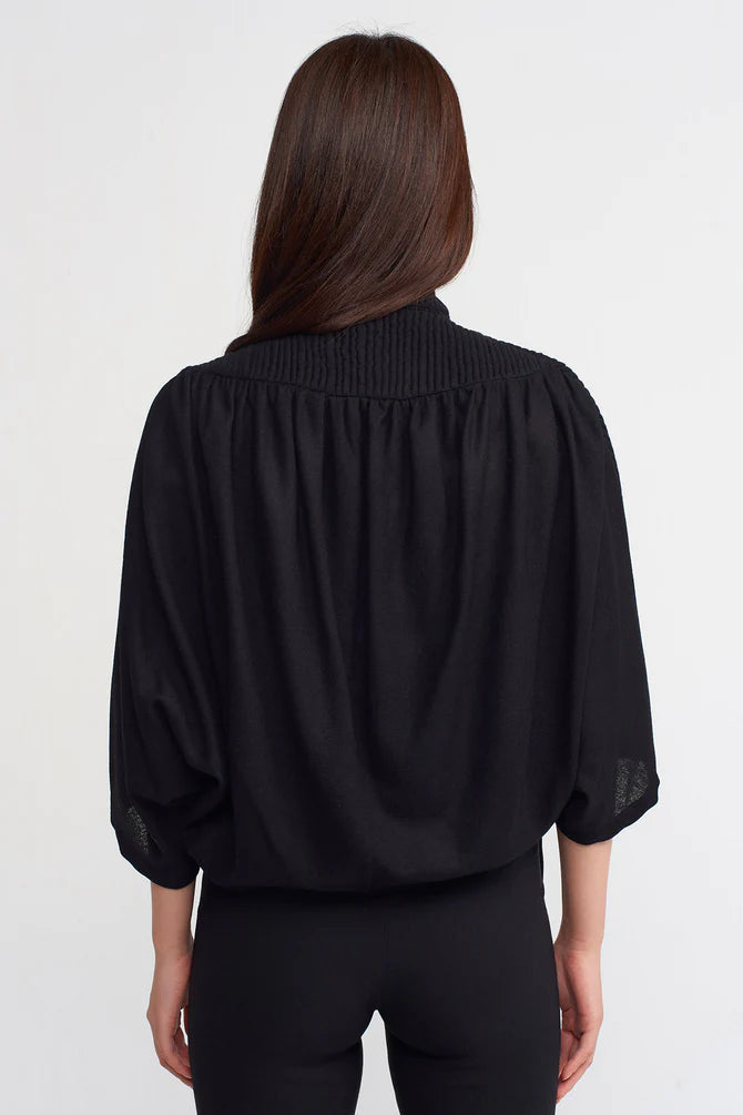 Nu Batwing Sleeve Jacket Black