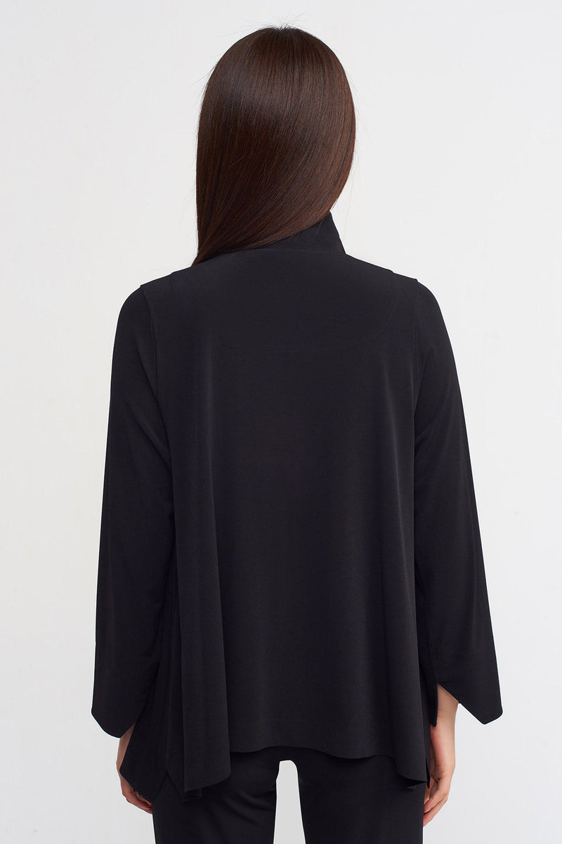 NU Outerwear With Collar Buttons Black
