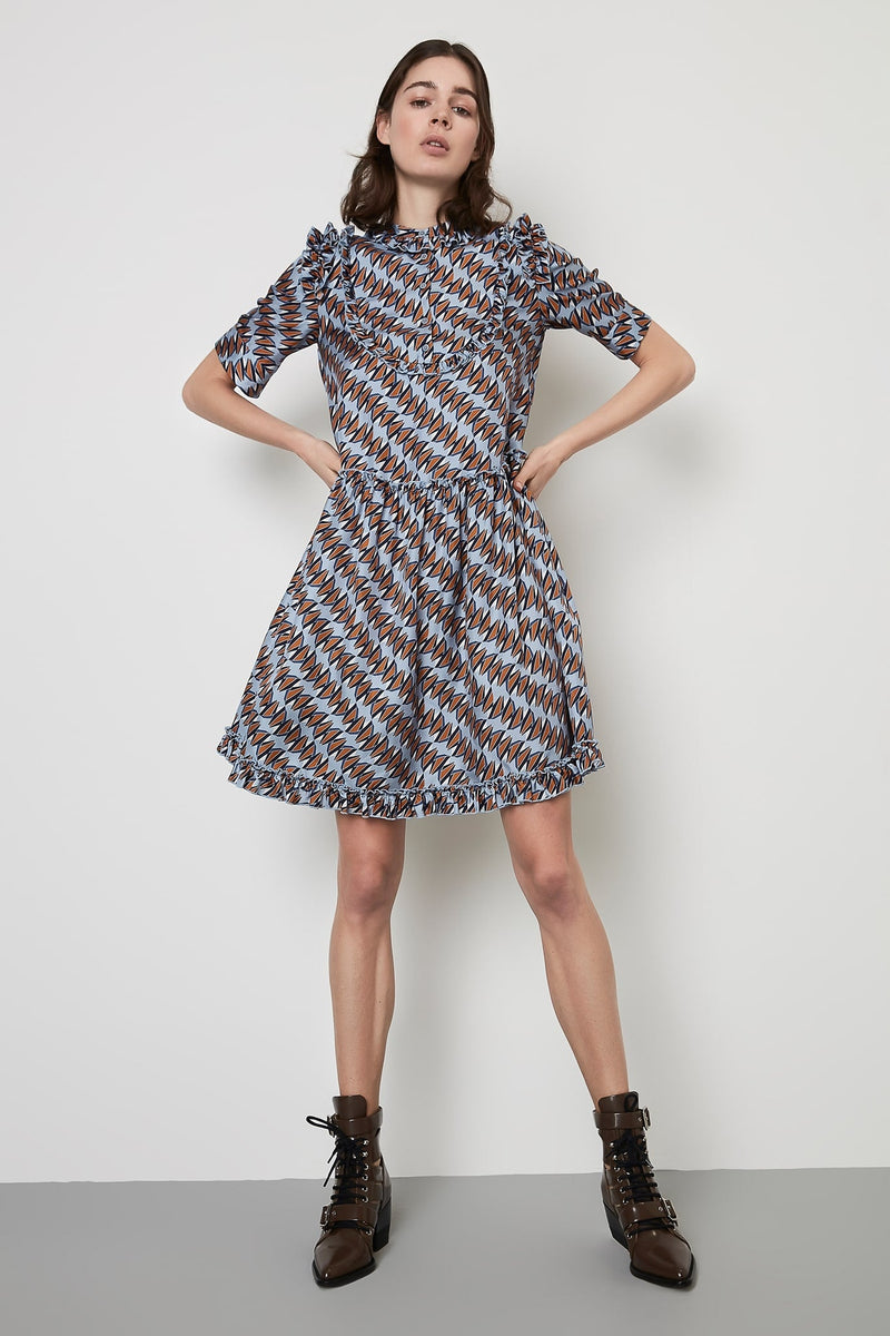 Machka Dress Tunic Short Layer Blue