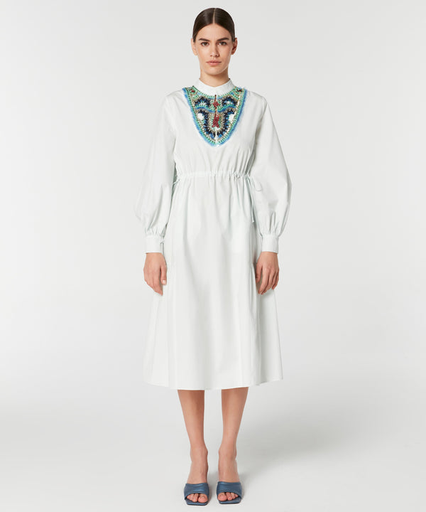 Machka Jewel Neck Midi Dress Mint