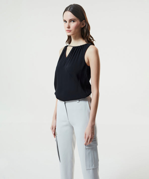 Machka Pocket-Embellished Trouser Grey