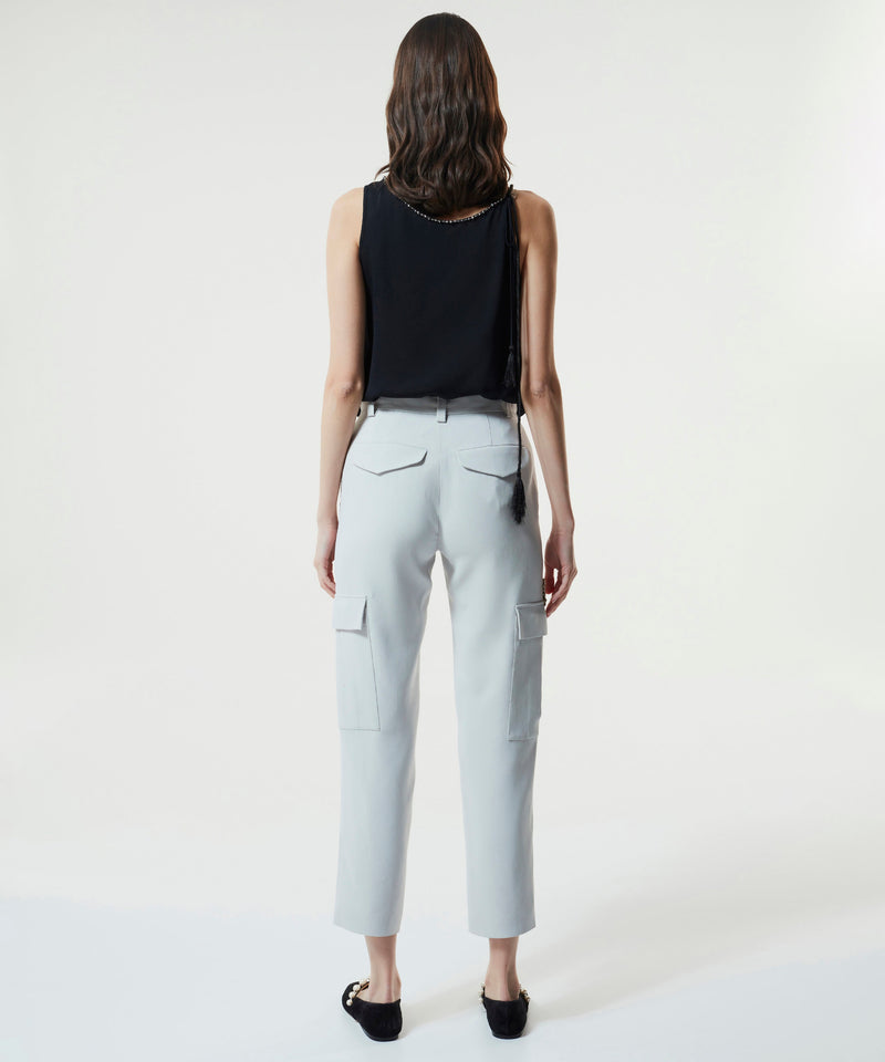 Machka Pocket-Embellished Trouser Grey