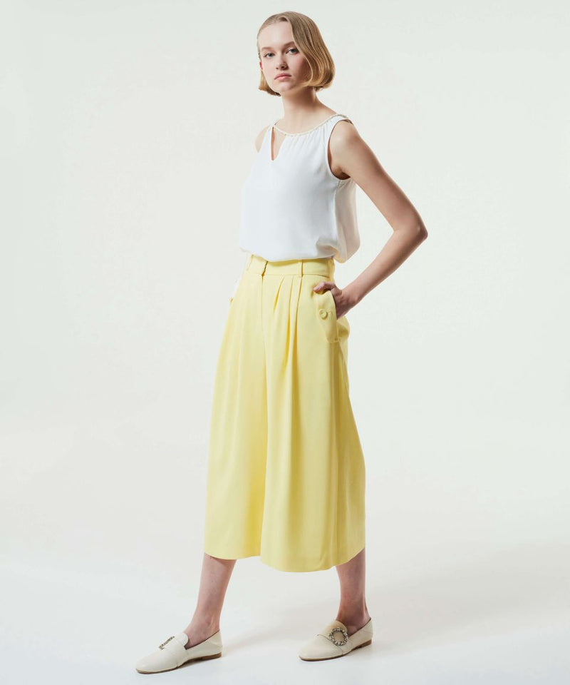 Machka Wide Leg Trouser Yellow