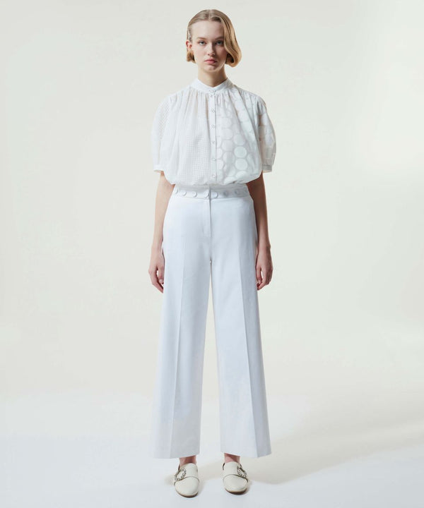 Machka Button Accessory Trouser White