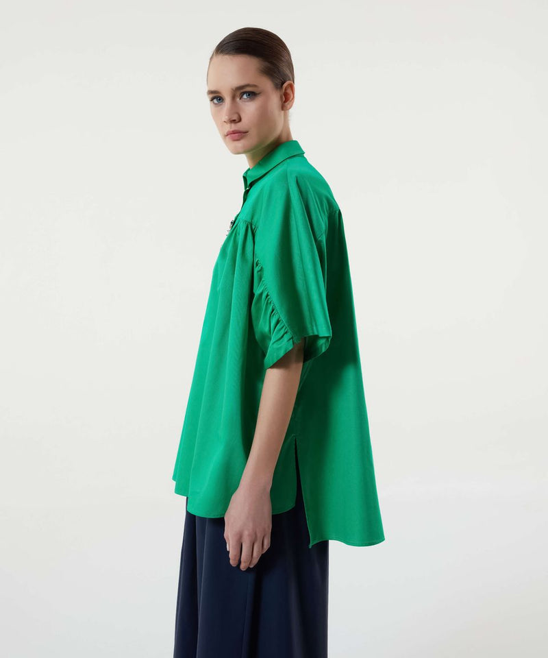 Machka Embellished Detail Shirt Green