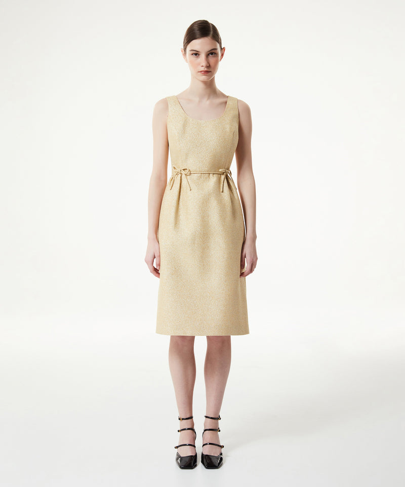 Machka Bow Dress Yellow