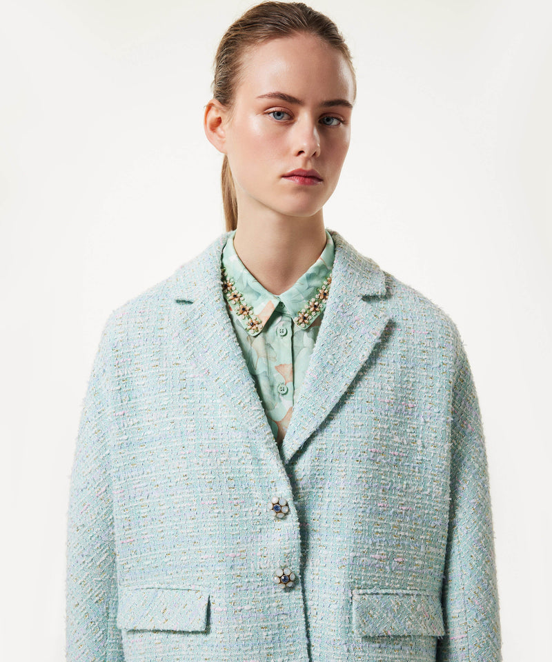 Machka Tweed Jacket Nile