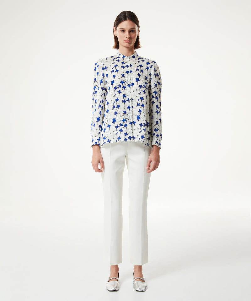 Machka Flower Pattern Shirt Off White