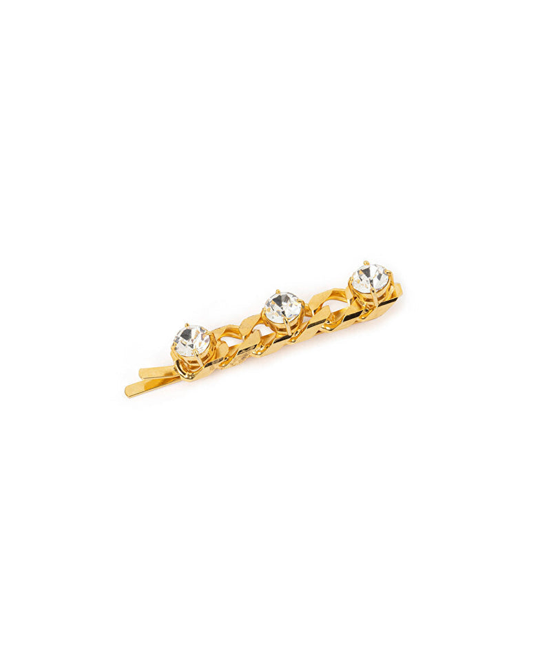 Machka Crystal Stone Hair Accessory Gold