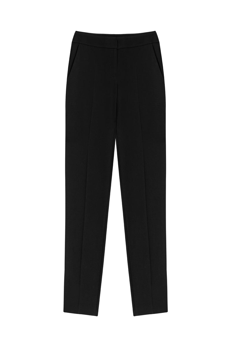 Machka High Waist Slim Fit Trouser Black