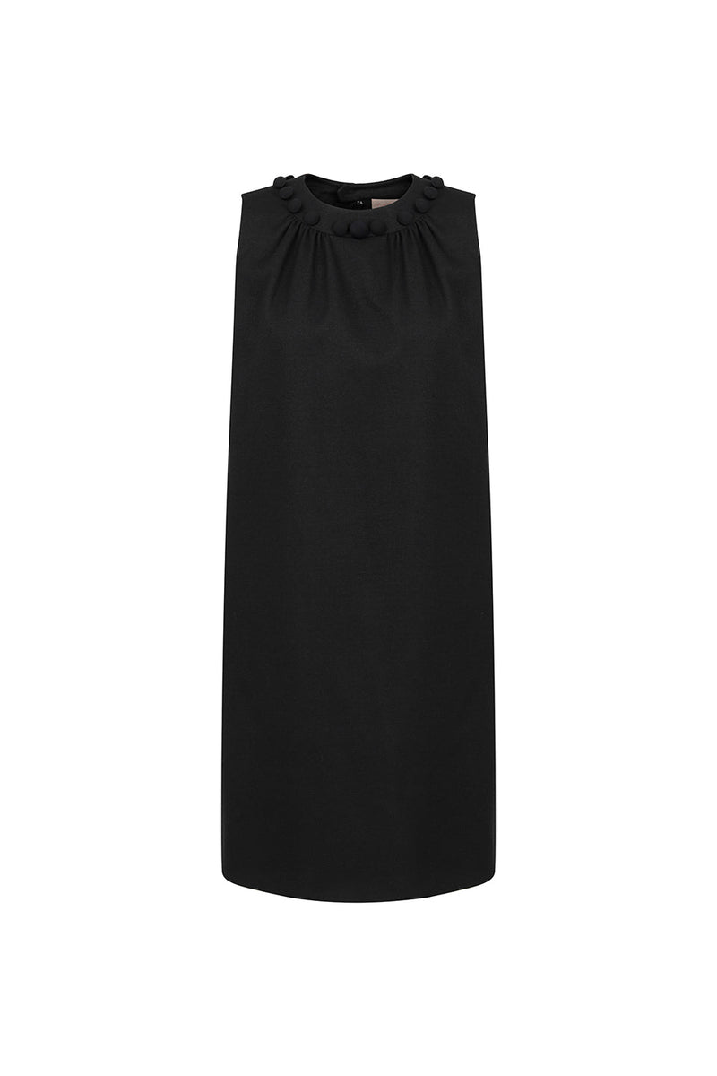 Machka Sleeveless Mini Dress Black