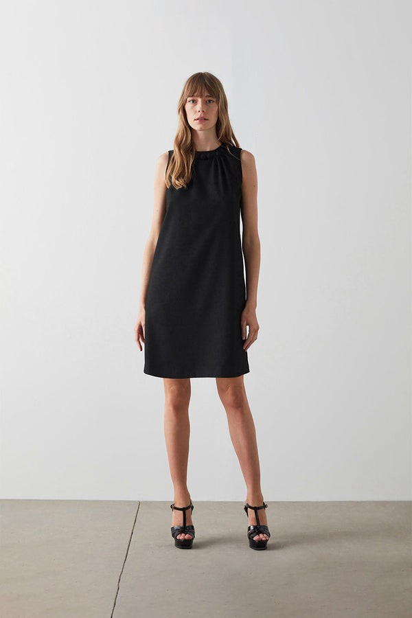 Machka Sleeveless Mini Dress Black