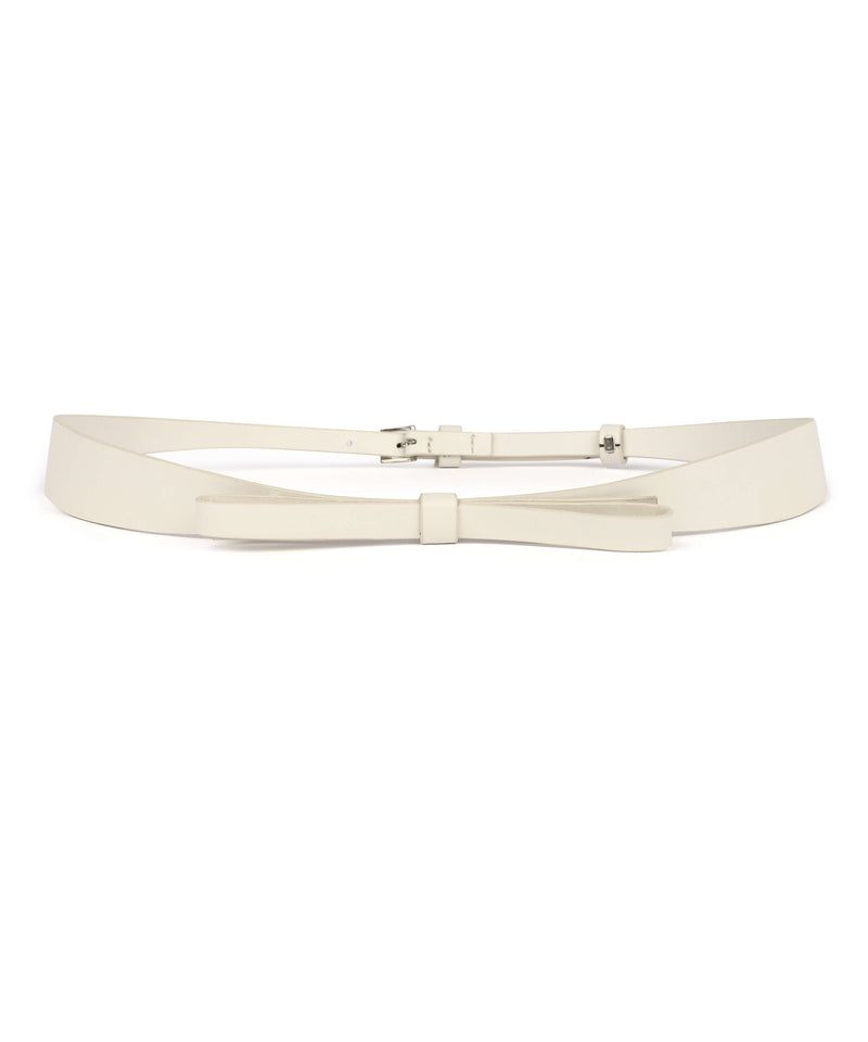 Machka Leather Belt Ecru