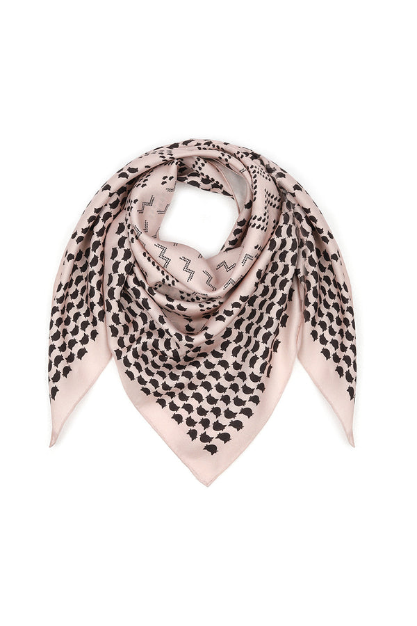 Machka Patterned Scarf Powder