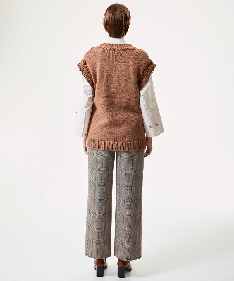 Machka Sweater With Chain Accessories Camel