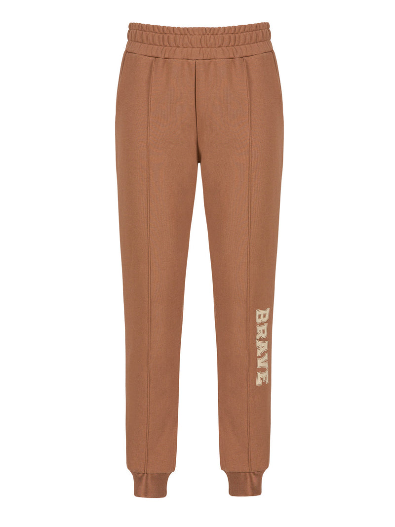 Nocturne Elastic Waist Comfortable Fit Trouser Brown