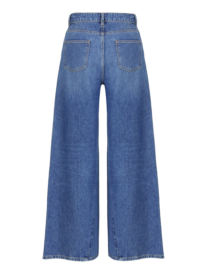 Nocturne Wide Leg Jeans Indigo