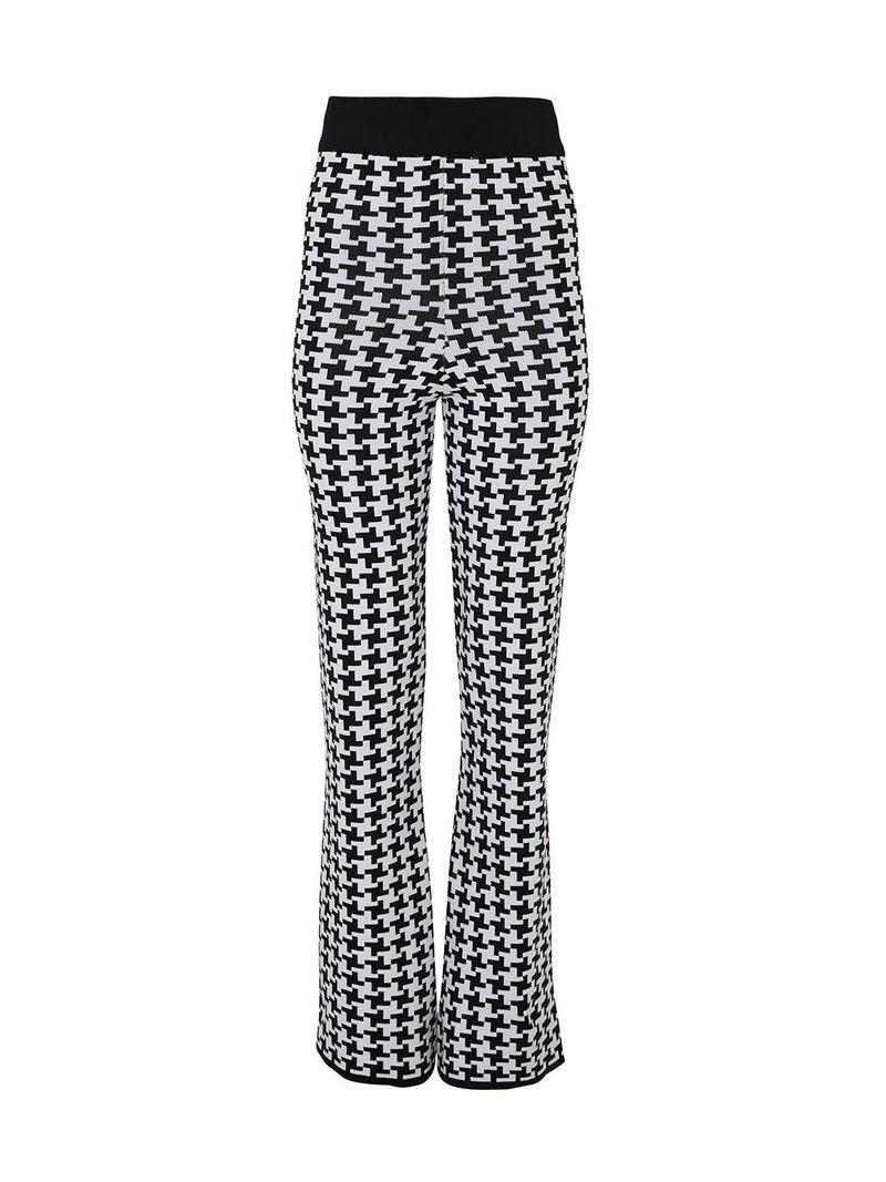 Nocturne High-Waisted Patterned Trousers Multi Color