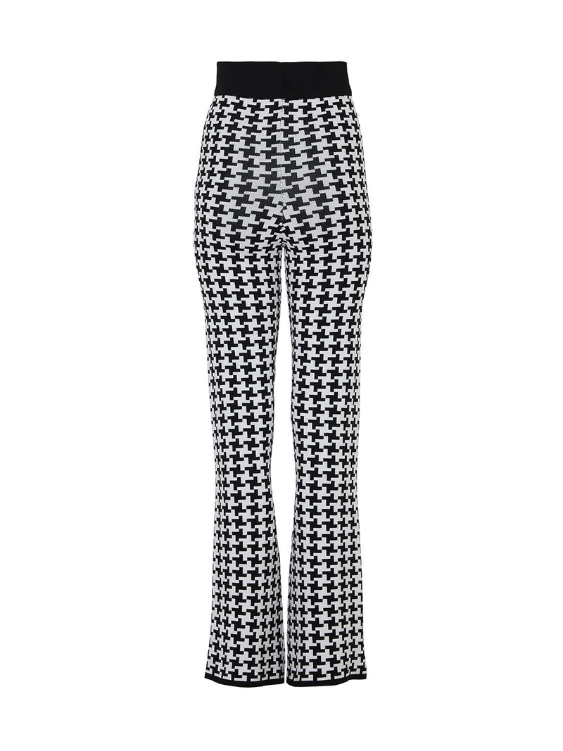 Nocturne High-Waisted Patterned Trousers Multi Color