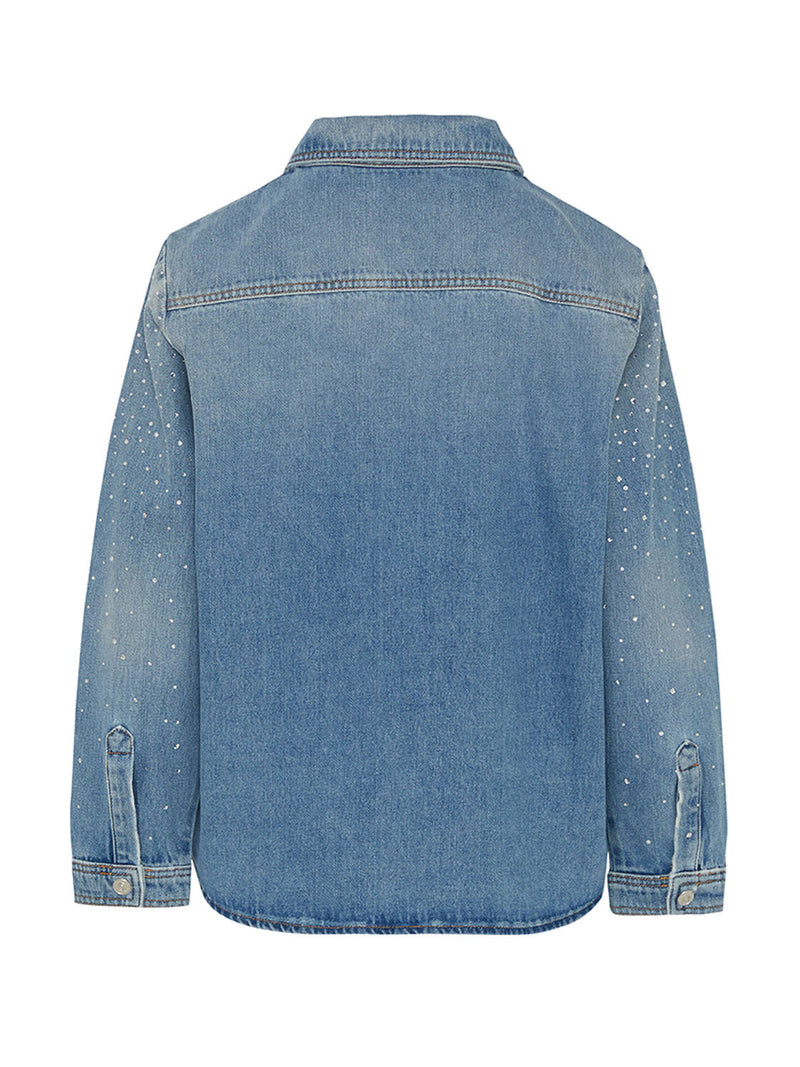 Nocturne Stone Detailed Denim Jacket Indigo