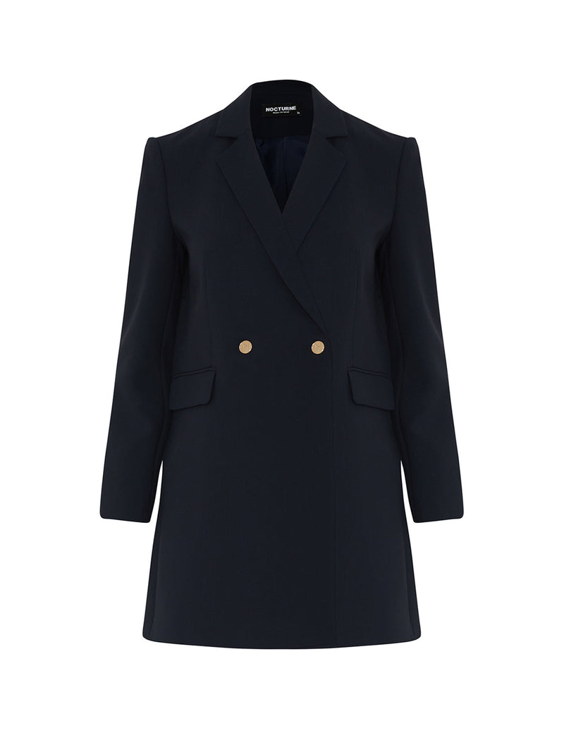 Nocturne Blazer With Button Accessories Navy Blue