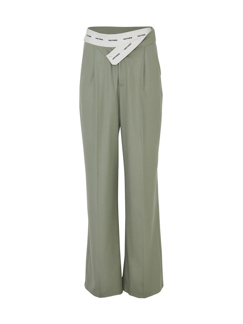 Nocturne Loose Fit Trousers Khaki