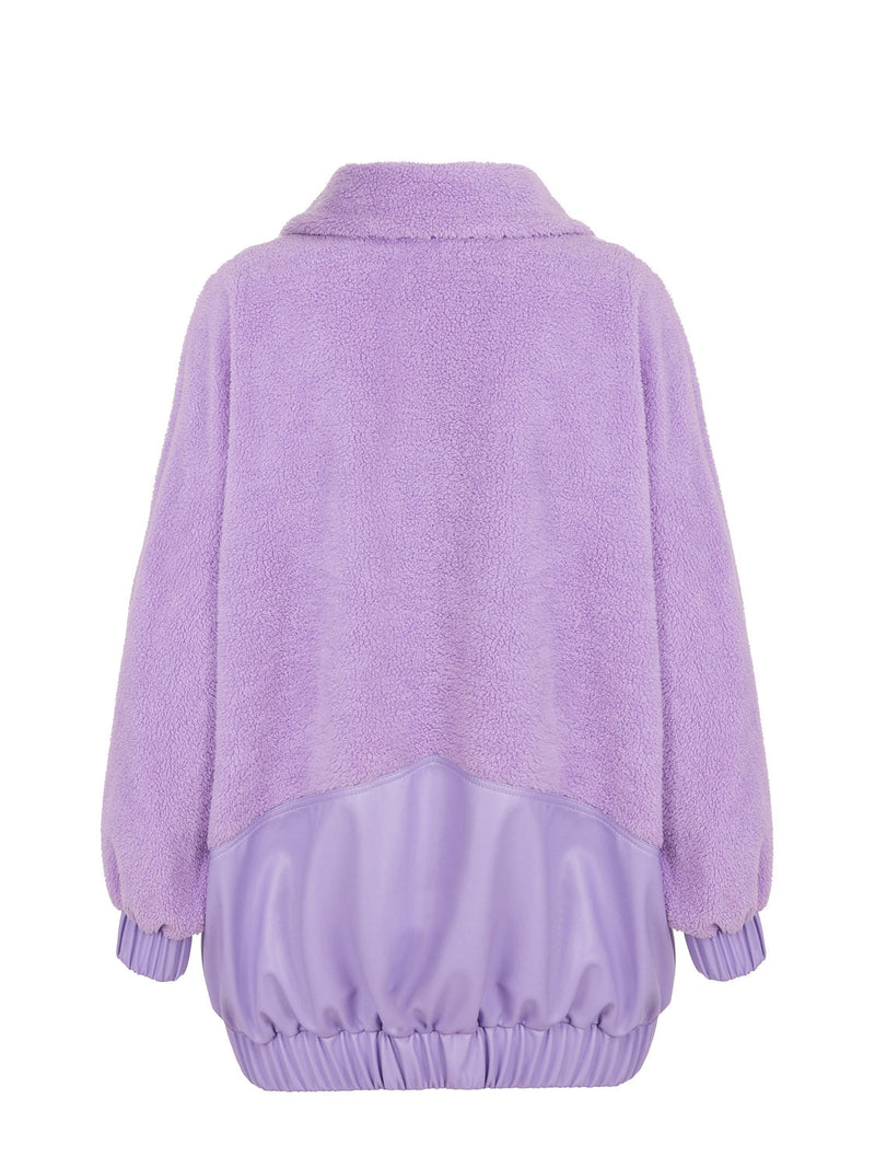 Nocturne Garnish Oversize Jacket Violet