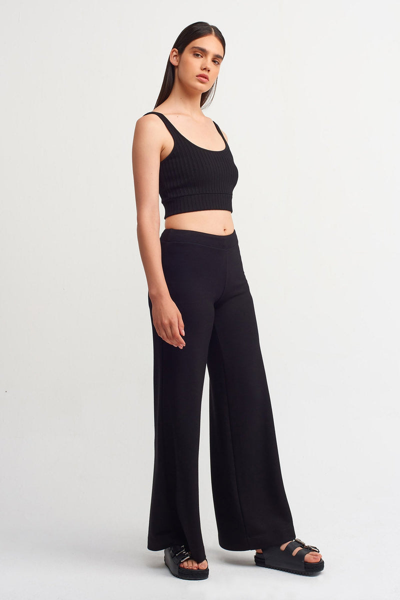 Nu Normal Waist Trouser Black