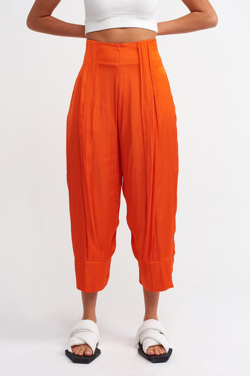 Nu Pleated Detail Trouser Coral