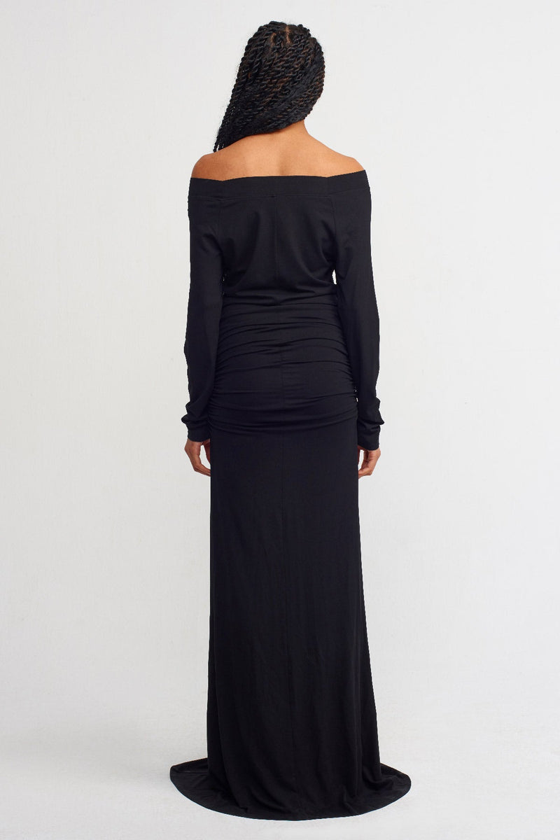 Nu Slim Fit Maxi Dress Black