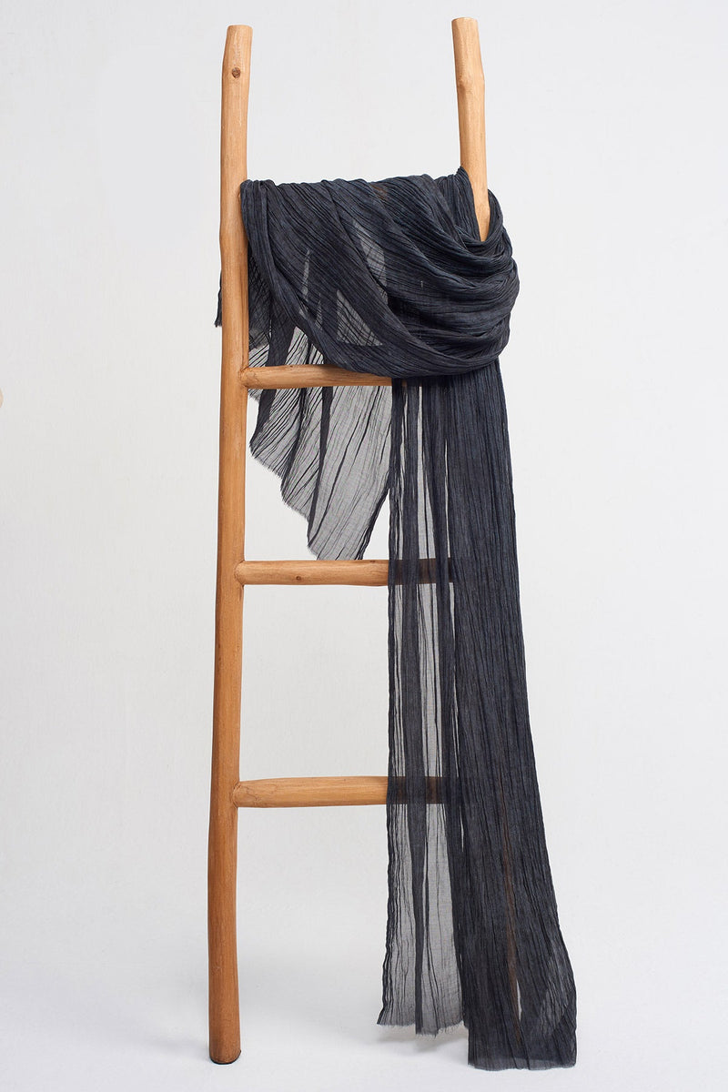 Nu Tie Dye Silk Shawl Black