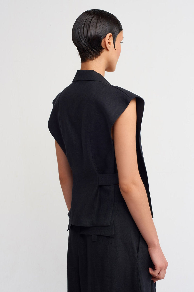 Nu Open-Side Vest Black