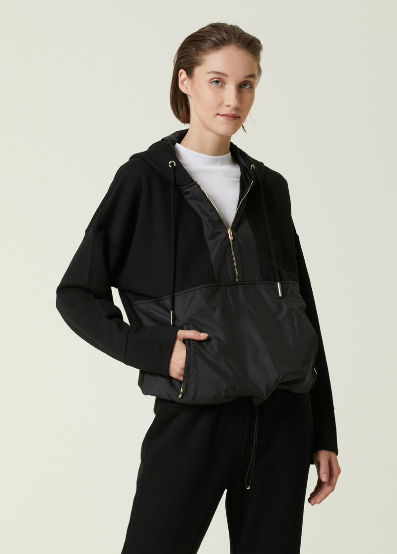 Beymen Collection Hooded Garnish Sweatshirt Black